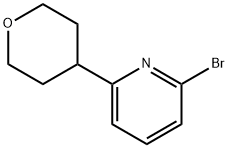 2-Bromo-6-(tetrahydropyran-4-yl)pyridine Structure