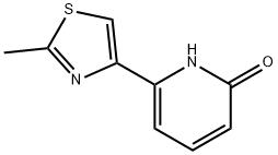 2-Hydroxy-6-(2-methylthiazol-4-yl)pyridine Structure