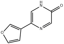 5-(3-Furyl)-2-hydroxypyrazine 구조식 이미지