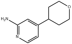 2-Amino-4-(tetrahydropyran-4-yl)pyridine 구조식 이미지