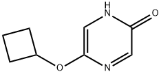 2-Hydroxy-5-(cyclobutoxy)pyrazine 구조식 이미지