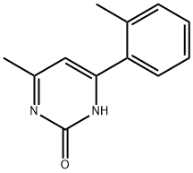 2-Hydroxy-6-(2-tolyl)-4-methylpyrimidine Structure