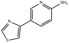 2-AMINO-5-(THIAZOL-4-YL)PYRIDINE 구조식 이미지