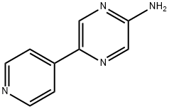 2-Amino-5-(4-pyridyl)pyrazine 구조식 이미지