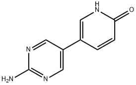 2-Hydroxy-5-(2-amino-5-pyrimidyl)pyridine 구조식 이미지