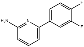 2-AMINO-6-(3,4-DIFLUOROPHENYL)PYRIDINE Structure