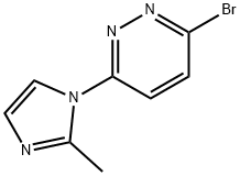 3-Bromo-6-(2-methylimidazol-1-yl)pyridazine 구조식 이미지