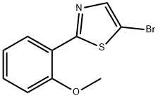 5-Bromo-2-(2-methoxyphenyl)thiazole Structure