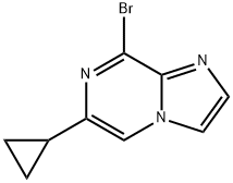 8-Bromo-6-(cyclopropyl)imidazo[1,2-a]pyrazine 구조식 이미지