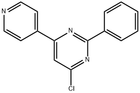 4-Chloro-2-phenyl-6-(4-pyridyl)pyrimidine Structure