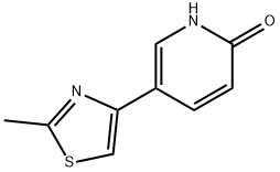 2-Hydroxy-5-(2-methylthiazol-4-yl)pyridine Structure