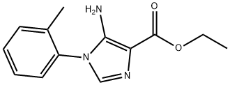 ethyl 5-amino-1-(2-methylphenyl)-1H-imidazole-4-carboxylate Structure
