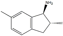 1H-Inden-1-amine, 2,3-dihydro-2,6-dimethyl-, (1S,2R)- 구조식 이미지