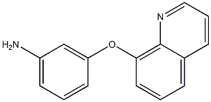 3-(8-quinolinyloxy)aniline Structure