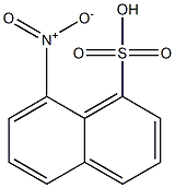 8-nitronaphthalene-1-sulfonic acid 구조식 이미지