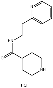 N-(2-pyridin-2-ylethyl)piperidine-4-carboxamide dihydrochloride Structure