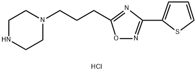 1-{3-[3-(thiophen-2-yl)-1,2,4-oxadiazol-5-yl]propyl}piperazine dihydrochloride Structure