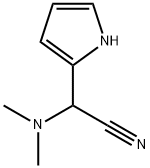 2-(dimethylamino)-2-(1H-pyrrol-2-yl)acetonitrile 구조식 이미지