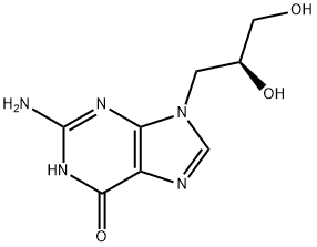 9-(S)-(2,3-dihydroxypropyl)guanine Structure