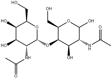 2-Acetamido-4-O-(2-acetamido-2-deoxy-a-D-galactopyranosyl)-2-deoxy-D-galactopyranose Structure