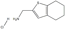 4,5,6,7-tetrahydro-1-benzothiophen-2-ylmethanamine hydrochloride Structure