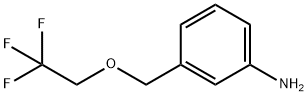 3-[(2,2,2-trifluoroethoxy)methyl]aniline Structure