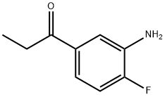 1-(3-amino-4-fluorophenyl)propan-1-one 구조식 이미지