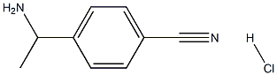 4-(1-aminoethyl)benzonitrile hydrochloride Structure