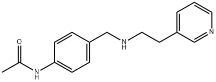 Acetamide, N-[4-[[[2-(3-pyridinyl)ethyl]amino]methyl]phenyl]- Structure