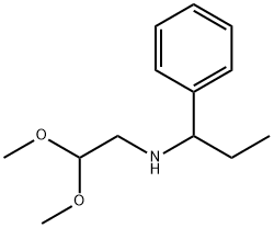 (2,2-dimethoxyethyl)(1-phenylpropyl)amine Structure