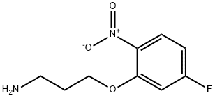 3-(5-Fluoro-2-nitrophenoxy)propan-1-amine 구조식 이미지