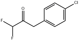 3-(4-chlorophenyl)-1,1-difluoropropan-2-one Structure