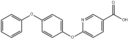 6-(4-phenoxyphenoxy)pyridine-3-carboxylic acid Structure