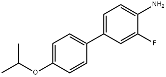 2-fluoro-4-[4-(propan-2-yloxy)phenyl]aniline 구조식 이미지