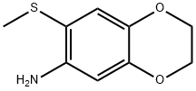 7-(methylsulfanyl)-2,3-dihydro-1,4-benzodioxin-6-amine 구조식 이미지