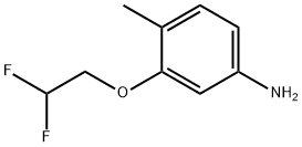 3-(2,2-difluoroethoxy)-4-methylaniline Structure