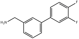 [3-(3,4-Difluorophenyl)phenyl]methanamine 구조식 이미지