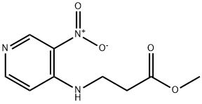 methyl 3-[(3-nitropyridin-4-yl)amino]propanoate Structure