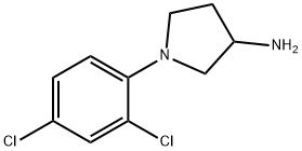 1-(2,4-dichlorophenyl)pyrrolidin-3-amine Structure