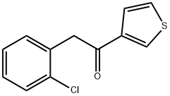 2-(2-chlorophenyl)-1-(thiophen-3-yl)ethan-1-one Structure