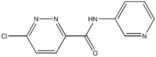 6-Chloro-N-(3-pyridinyl)-3-pyridazinecarboxamide Structure