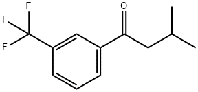 3-methyl-1-[3-(trifluoromethyl)phenyl]butan-1-one Structure