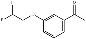 1-[3-(2,2-Difluoroethoxy)-phenyl]-ethanone Structure