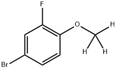 4-(Methoxy-d3)-3-fluorobromobenzene Structure