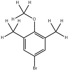 3,5-(Dimethyl-d6)-4-(methoxy-d3)-bromobenzene Structure