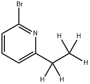 2-Bromo-6-(ethyl-d5)-pyridine 구조식 이미지