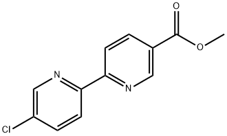 5-Methoxycarbonyl-5'-chloro-2,2'-bipyridine Structure