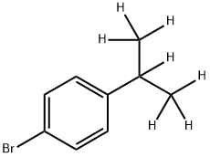 4-(iso-Propyl-d7)bromobenzene 구조식 이미지