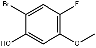 2-bromo-4-fluoro-5-methoxyPhenol 구조식 이미지