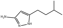 1H-Pyrazol-3-amine, 5-(3-methylbutyl)- Structure